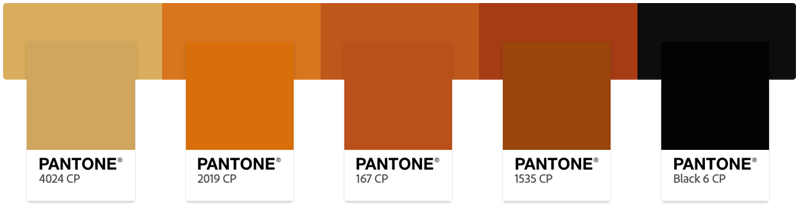 Couleurs Pantone
