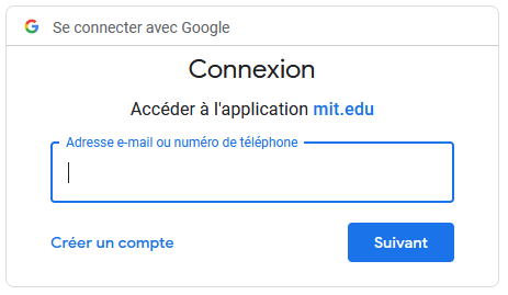 Identifiants Google