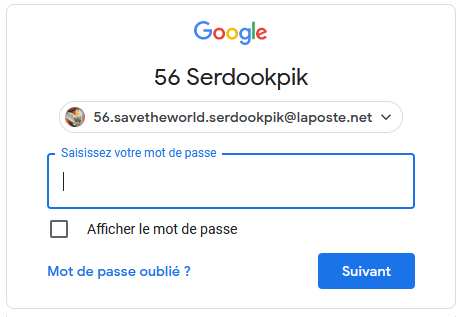 Identifiants Google